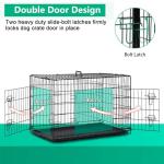 Extra Large Metal Dog Crate with Double Doors