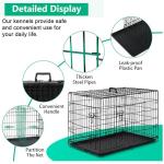 Extra Large Metal Dog Crate with Double Doors