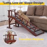 KUVETO Wooden Dog Ramp for Bed and Couch