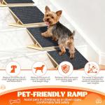 4 Pack Adjustable Dog Ramps for Easy Access