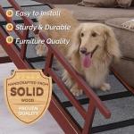 KUVETO Wooden Dog Ramp for Bed and Couch