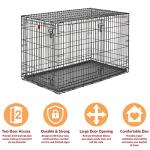 MidWest 48-Inch Double Door Crate for Large Dogs