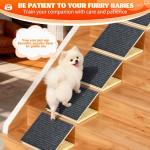 4 Pack Adjustable Dog Ramps for Easy Access