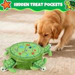 Hide and Seek Squeaky Plush Toy Set for Dogs