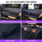 Large Waterproof Dog Car Seat Extender and Hammock