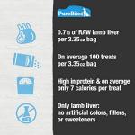 PureBites Freeze-Dried Lamb Liver Dog Treats