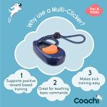 Coachi Multi-Clicker with Volume Control for Dogs