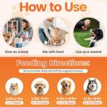 Dog Vitamins- 16-in-1 Dog Vitamins and Supplements, 500 Ct Multivitamin Supports Daily Energy, Heart Health, Skin & Coat, with Taurine, Omega-3, Puppy Multivitamin Chewable - for All Breeds & Ages