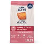 Natural Balance Limited Ingredient Adult Dry Dog Food with Healthy Grains, Salmon & Brown Rice Recipe, 24 Pound (Pack of 1)