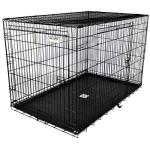 Precision Pet Products Two Door Great Crate Wire Dog Crate, 42 Inch, For Pets 70-90 lbs, With 5-Point Locking System