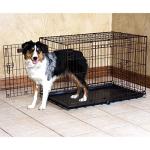 Precision Pet Products Two Door Great Crate Wire Dog Crate, 42 Inch, For Pets 70-90 lbs, With 5-Point Locking System