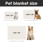 Horaldaily Pets Flannel Blanket, Pink Leaves 3D Textured Soft Fuzzy Fluffy Plush Cozy Fleece Premium Blankets for Dog Cat Puppy Kitten Couch Protection, 30x40
