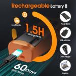 QVNNVQ Stop Dog Barking Fast & Safely, Ultrasonic Bark Deterrent for Indoor Outdoor Use, Anti Barking Device for Dogs with 4 Modes, 50ft Range, Easy to Use No Bark Device for a Quieter Home