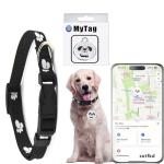 Dog Tracker-GPS Dog Collar-GPS Tracker for Dogs-Pet Tracker| Android and iOS Universal | No Monthly Fee | Waterproof | Works with Any Collar | Dual-System Tracker