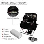 Ecaestolph French Bulldog Black Small Crossbody Bag Polyester Messenger Bags for Women Men Zip Satchel Sling Bags Waist Pouch Wallet Smart Phone Case Purse Camera Outdoor Storage Bag with Pocket