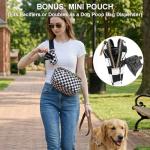 Eslcorri Small Diaper Bag Fanny Pack for Quick Outings, Crossbody Diaper Purse with Built-in Wipes Dispenser, Water-resistant Black Belt Bag for Moms Dads, 8L Expandable Capacity