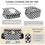 Eslcorri Small Diaper Bag Fanny Pack for Quick Outings, Crossbody Diaper Purse with Built-in Wipes Dispenser, Water-resistant Black Belt Bag for Moms Dads, 8L Expandable Capacity