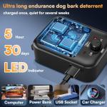 coprisin Anti Barking Devices, Auto Barking Control Devices with 3 Modes, Rechargeable Ultrasonic Dog Barking Deterrent Devices Bark Box, Effective Stop Barking Dog Devices for Indoor & Outdoor Use