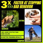 BarxBuddy 2nd Gen Dog Bark Deterrent Devices | Long Range Ultrasonic | Bark Collar Alternative | Dog Training Indoor/Outdoor | Rechargeable Anti Bark Device for Dogs (Black)