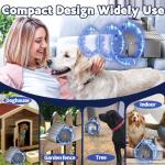 Mimo Style Anti Barking Device for Dogs, Ultrasonic Dog Bark Deterrent Devices, Dog Barking Silencer up to 50 FT, Dog Barking Control Device, Bark Box Indoor Outdoor Use(Black)