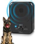 Anti Barking Control Device, up to 50FT Ultrasonic Anti Barking Device Dog Bark Deterrent with 4 Adjustable Sensitivity Modes & 0-9 Frequency Levels, Dog Behavior Training for Outdoor Silencer