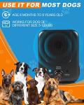 Anti Barking Control Device, up to 50FT Ultrasonic Anti Barking Device Dog Bark Deterrent with 4 Adjustable Sensitivity Modes & 0-9 Frequency Levels, Dog Behavior Training for Outdoor Silencer