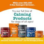 Zesty Paws OraStix for Dogs - Calming Dental Sticks for Stress with Hemp Melatonin Chamomile Dog Healthy Teeth and Gums Calm Composure for Fireworks and Thunderstorms - 12oz