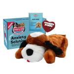 Snuggle Puppy Heartbeat Dog Toy for Puppies, Real-Feel Heartbeat, Calming Sleep Aid and Crate Training Comfort Toy with Heat Pack, Brown & White Beagle