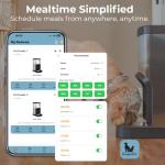 SMARTFeeder 20L Automatic Dog and Cat Feeder – Stainless Steel Pet Food Dispenser with Wi-Fi App, Scheduled Feedings, Portion Control, HD Camera, Speaker & Microphone