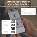 SMARTFeeder 20L Automatic Dog and Cat Feeder – Stainless Steel Pet Food Dispenser with Wi-Fi App, Scheduled Feedings, Portion Control, HD Camera, Speaker & Microphone