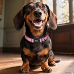 Kazazoo Reflective Dog Collar with Soft Padding Dog Collar for Medium & Small Dogs, No Pull, Heavy Duty, Adjustable Nylon Collar with Quick-Release Buckle, Walking Training Pink-S