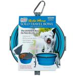 Loving Pets - Bella Roma Portable Travel Dog Bowl Collapsible Dog Food & Water Bowl (Blue, Medium)