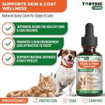 Flea & Tick Prevention Support - Oral Flea Natural Control & Treatment for Dogs and Cats - Herbal Medicine for Small and Large Dogs with Multivitamin Pet Supplement Made in USA
