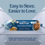 Blue Buffalo Love Made Fresh Natural Adult Dog Food, Refrigerated, Chicken with Carrots and Peas, Fresh Dog Food, Ready-to-Serve, 1-lb Roll