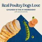Blue Buffalo Love Made Fresh Natural Adult Dog Food, Refrigerated, Chicken with Carrots and Peas, Fresh Dog Food, Ready-to-Serve, 1-lb Roll