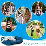 Mosago Dog Backpack Carrier, Adjustable Pet Front Carriers, Legs Out Carrying Sling Travel Bag for Small Medium Dogs 7-11 Lbs, Soft Wearable Puppy Chest Carry Backpacks for Walking/Hiking/Camping