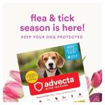 Advecta Ultra Flea and Tick Prevention for Dogs - Medium Dog Flea and Tick Treatment & Control - Mosquito Repellent - Fast Acting Waterproof Topical Drops, 2 Month Supply