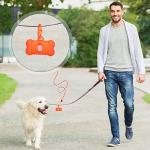 Zhehao 120 Pcs Bone Shaped Dog Poop Bag Dispensers with Disposal Small Dog Waste Bag Holder with Hook for Pet Puppy Walking Hiking Camping, 8 Colors