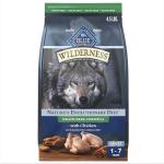 Blue Buffalo Wilderness Adult High-Protein Dry Dog Food with Real Chicken, Grain-Free, Made in the USA with Natural Ingredients, Chicken, 4.5-lb Bag