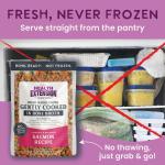 Health Extension Gently Cooked Grain-Free Salmon Dog Food, Human-Grade & Shelf-Stable with Superfoods, Supports Digestion, Immunity, Skin & Coat, 9 oz Pouch (Pack of 1)