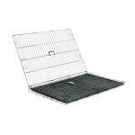 Carlson Pet Products Single Door Metal Dog Crate, Large 42" Dog Crate for Large Dogs, Foldable Collapsible Dog Kennel with Removable Tray, Portable Wire Dog Cage for Training & Travel