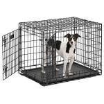 MidWest Homes for Pets Ultima Pro Heavy-Duty 30-Inch Dog Crate, Ultra-Strong Steel Double Door Pet Cage for Medium-Sized Breeds, Accessories Included