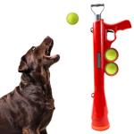 SPOT Launch & Fetch Tennis Ball Launcher Dog Toy | Interactive Dog Fetch Toy Launches Up to 65 Feet | Hands-Free Pickup | Includes 2 Tennis Balls & Removable Shoulder Strap | 24"