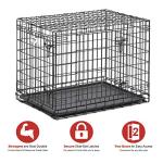 MidWest Homes for Pets Ultima Pro Heavy-Duty 30-Inch Dog Crate, Ultra-Strong Steel Double Door Pet Cage for Medium-Sized Breeds, Accessories Included