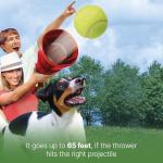 SPOT Launch & Fetch Tennis Ball Launcher Dog Toy | Interactive Dog Fetch Toy Launches Up to 65 Feet | Hands-Free Pickup | Includes 2 Tennis Balls & Removable Shoulder Strap | 24"