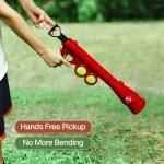 SPOT Launch & Fetch Tennis Ball Launcher Dog Toy | Interactive Dog Fetch Toy Launches Up to 65 Feet | Hands-Free Pickup | Includes 2 Tennis Balls & Removable Shoulder Strap | 24"