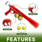 SPOT Launch & Fetch Tennis Ball Launcher Dog Toy | Interactive Dog Fetch Toy Launches Up to 65 Feet | Hands-Free Pickup | Includes 2 Tennis Balls & Removable Shoulder Strap | 24"