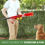 SPOT Launch & Fetch Tennis Ball Launcher Dog Toy | Interactive Dog Fetch Toy Launches Up to 65 Feet | Hands-Free Pickup | Includes 2 Tennis Balls & Removable Shoulder Strap | 24"