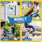 Xteamo Effective Anti Barking Deterrent - 3 Adjustable Levels Bark Control Device, 50FT Waterproof Outdoor Tool for Small/Medium/Large Dogs