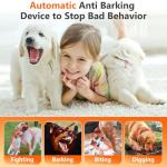 axofwga Anti Barking Device for Dogs, Bark Box, 3 Modes Dog Barking Deterrent Devices, Anti Bark Device for Dogs, Weatherproof 50 Ft Barking Dog Silencer, A Safe and Effective Anti Barking Device